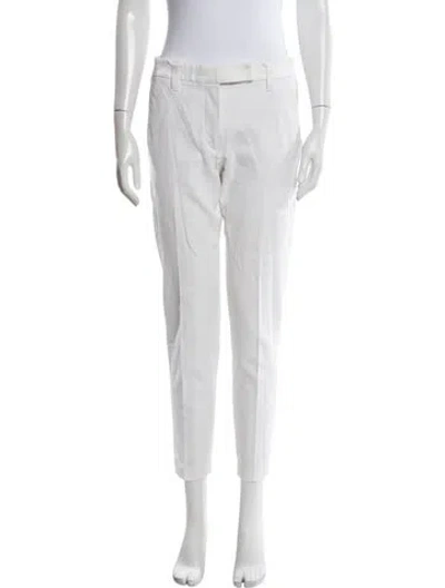 Pre-owned Brunello Cucinelli Straight Leg Pants In Neutral