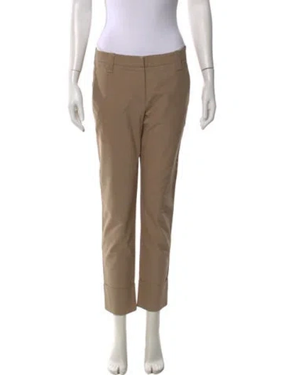 Pre-owned Brunello Cucinelli Straight Leg Pants In Neutral