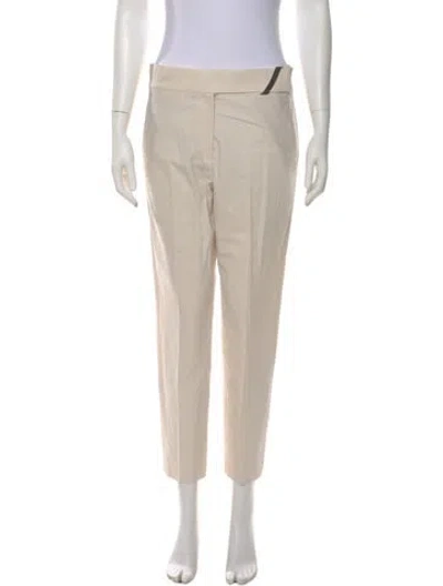 Pre-owned Brunello Cucinelli Straight Leg Pants In Neutral