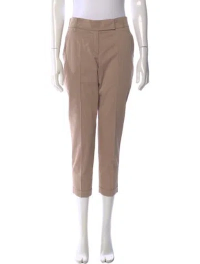 Pre-owned Brunello Cucinelli Straight Leg Pants In Neutral