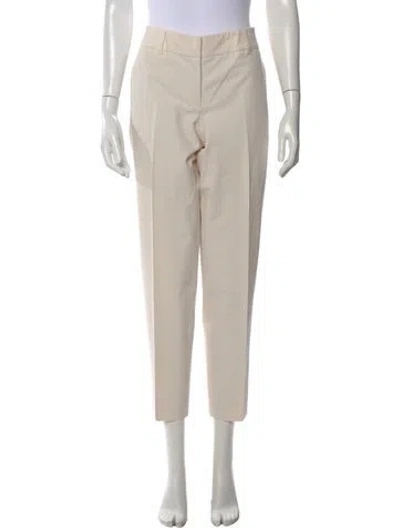 Pre-owned Brunello Cucinelli Straight Leg Pants In Neutral