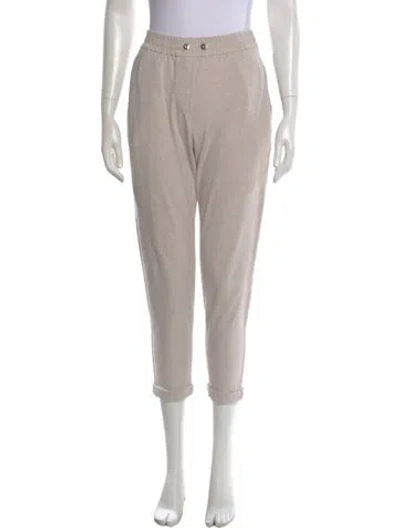 Pre-owned Brunello Cucinelli Straight Leg Pants In Neutral
