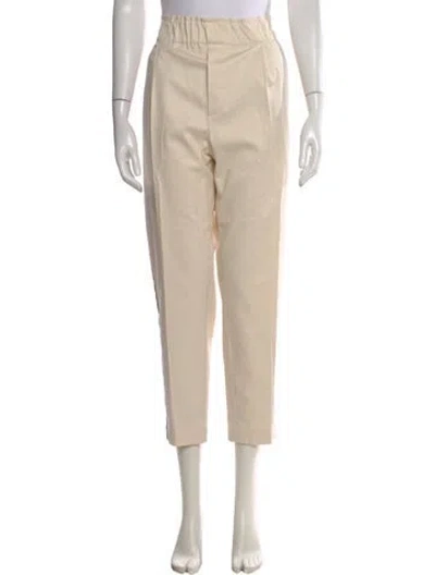 Pre-owned Brunello Cucinelli Straight Leg Pants In Neutral
