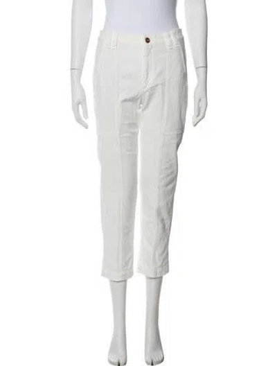 Pre-owned Brunello Cucinelli Straight Leg Pants In Neutral