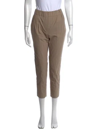 Pre-owned Brunello Cucinelli Straight Leg Pants In Neutral