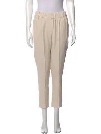 Pre-owned Brunello Cucinelli Straight Leg Pants In Neutral