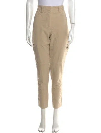 Pre-owned Brunello Cucinelli Straight Leg Pants In Neutral