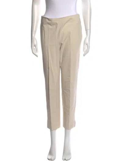 Pre-owned Brunello Cucinelli Straight Leg Pants In Neutral
