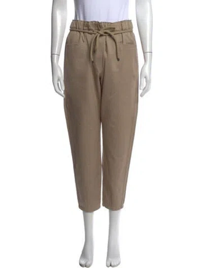 Pre-owned Brunello Cucinelli Straight Leg Pants In Neutral