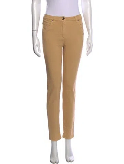 Pre-owned Brunello Cucinelli Straight Leg Pants In Neutral