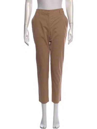 Pre-owned Brunello Cucinelli Straight Leg Pants In Neutral