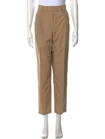 Pre-owned Brunello Cucinelli Straight Leg Pants In Neutral