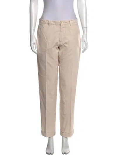 Pre-owned Brunello Cucinelli Straight Leg Pants In Neutral