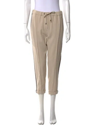 Pre-owned Brunello Cucinelli Straight Leg Pants In Neutral