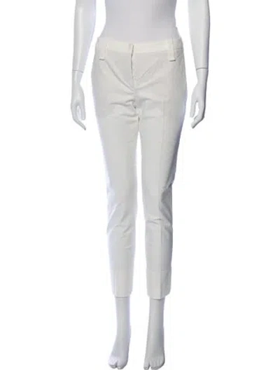 Pre-owned Brunello Cucinelli Straight Leg Pants In Neutral