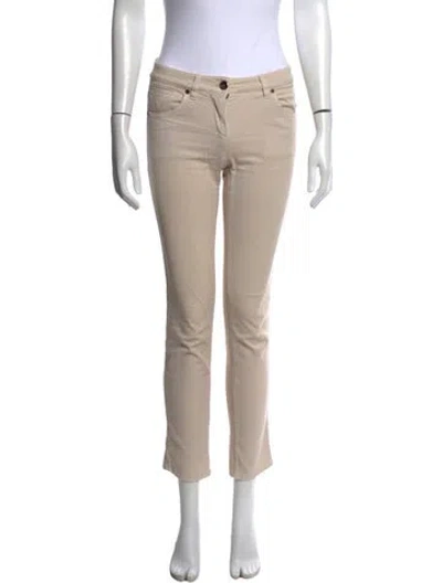 Pre-owned Brunello Cucinelli Straight Leg Pants In Neutral