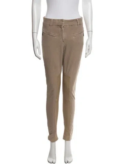 Pre-owned Brunello Cucinelli Straight Leg Pants In Neutral