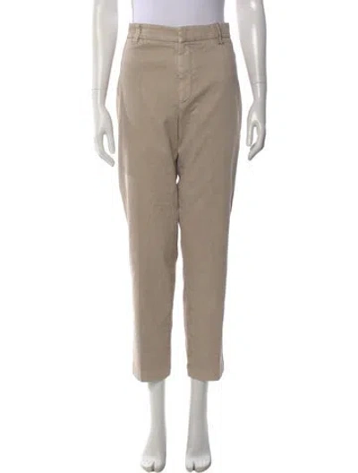 Pre-owned Brunello Cucinelli Straight Leg Pants In Neutral