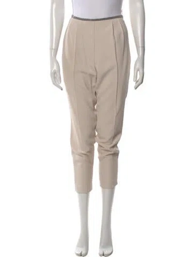 Pre-owned Brunello Cucinelli Straight Leg Pants In Neutral