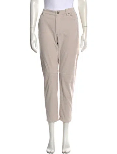 Pre-owned Brunello Cucinelli Straight Leg Pants In Neutral
