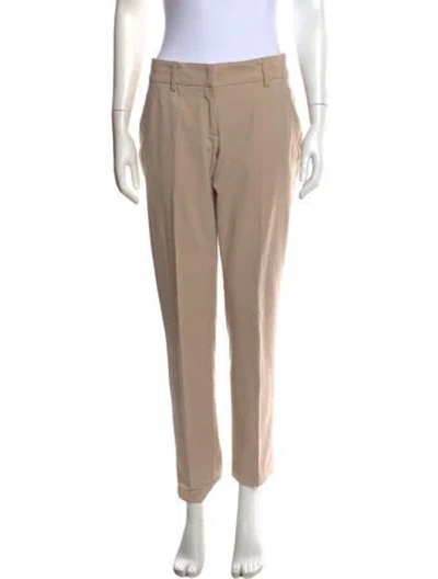 Pre-owned Brunello Cucinelli Straight Leg Pants In Neutral