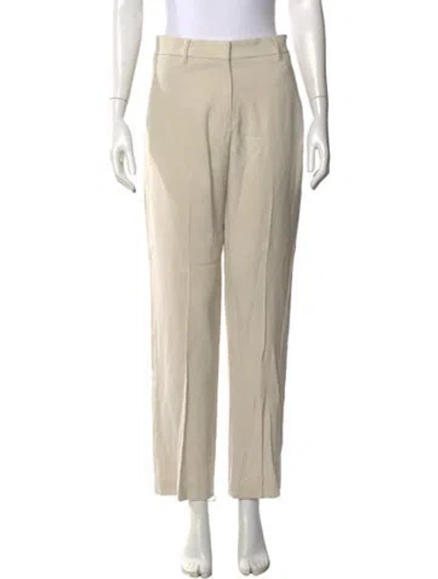 Pre-owned Brunello Cucinelli Straight Leg Pants In Neutral