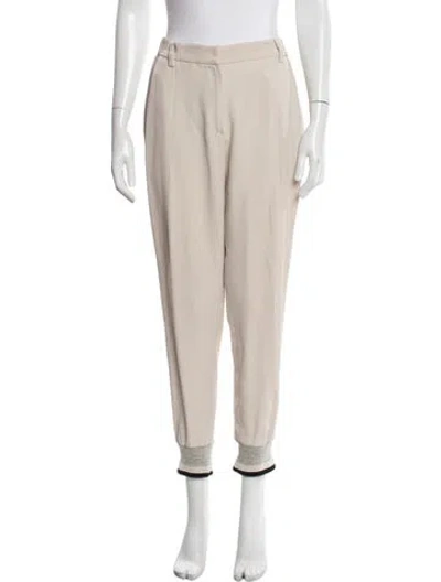 Pre-owned Brunello Cucinelli Straight Leg Pants In Neutral