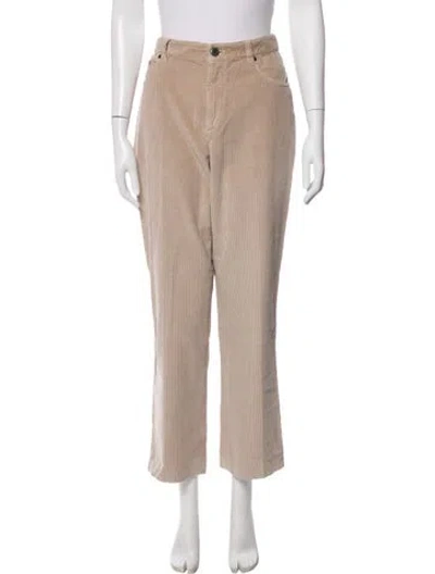 Pre-owned Brunello Cucinelli Straight Leg Pants In Neutral