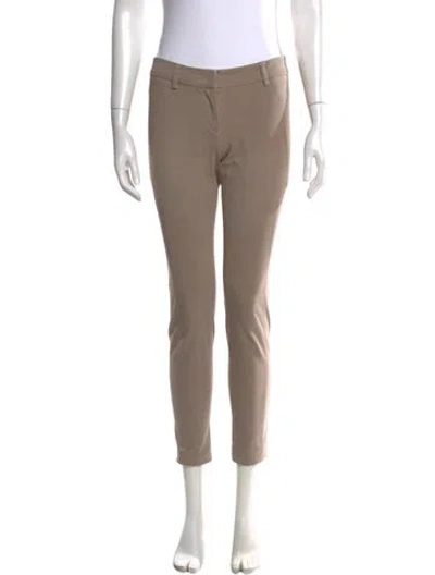Pre-owned Brunello Cucinelli Straight Leg Pants In Neutral