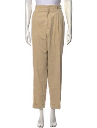 Pre-owned Brunello Cucinelli Straight Leg Pants In Neutral