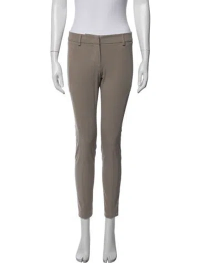 Pre-owned Brunello Cucinelli Straight Leg Pants In Neutral