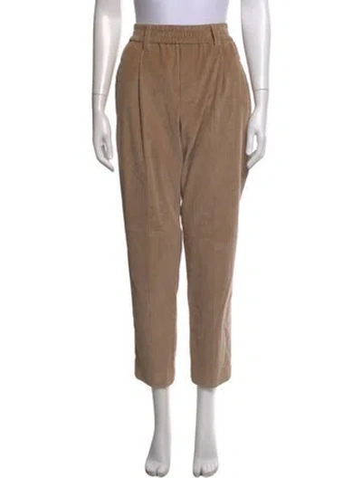 Pre-owned Brunello Cucinelli Straight Leg Pants In Neutral