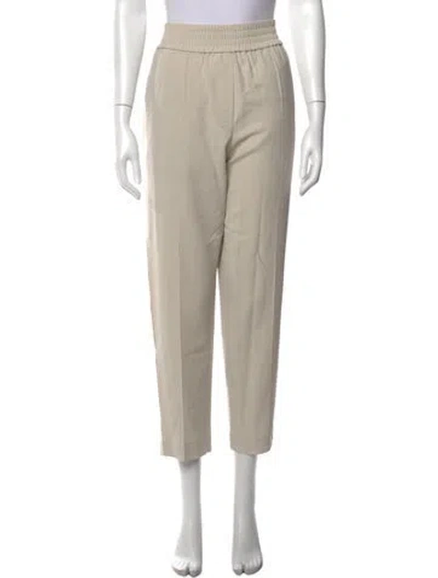 Pre-owned Brunello Cucinelli Straight Leg Pants In Neutrals