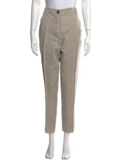 Pre-owned Brunello Cucinelli Straight Leg Pants In Neutrals