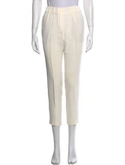 Pre-owned Brunello Cucinelli Straight Leg Pants In Neutrals