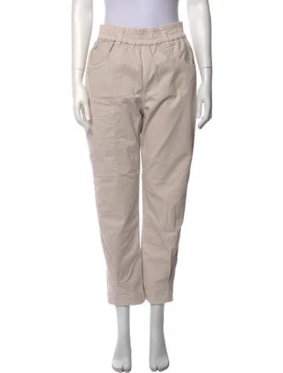 Pre-owned Brunello Cucinelli Straight Leg Pants In Neutrals
