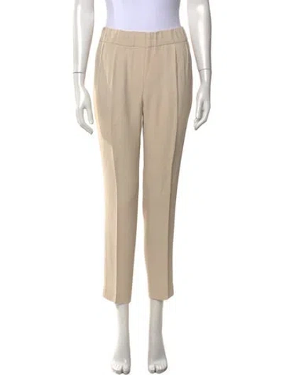Pre-owned Brunello Cucinelli Straight Leg Pants In Neutrals