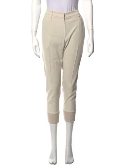 Pre-owned Brunello Cucinelli Straight Leg Pants In Neutrals