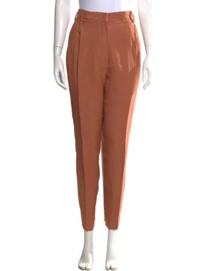 Pre-owned Brunello Cucinelli Straight Leg Pants In Orange