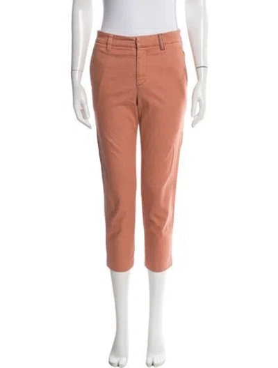 Pre-owned Brunello Cucinelli Straight Leg Pants In Orange