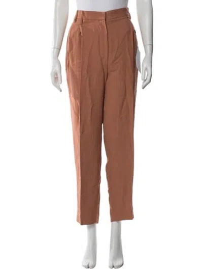 Pre-owned Brunello Cucinelli Straight Leg Pants In Orange