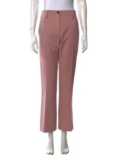 Pre-owned Brunello Cucinelli Straight Leg Pants In Pink