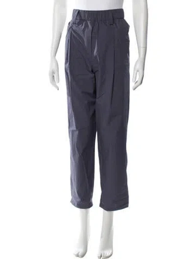 Pre-owned Brunello Cucinelli Straight Leg Pants In Purple