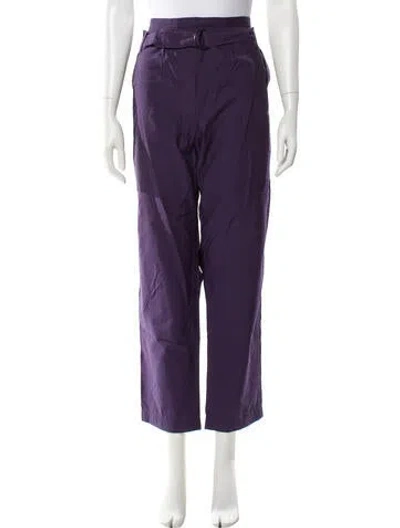 Pre-owned Brunello Cucinelli Straight Leg Pants In Purple