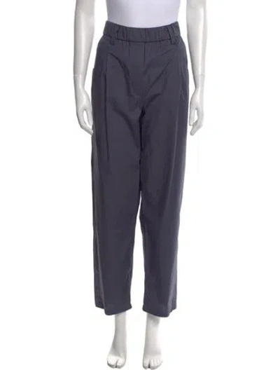 Pre-owned Brunello Cucinelli Straight Leg Pants W/ Tags In Blue