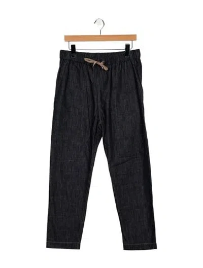 Pre-owned Brunello Cucinelli Straight Leg Pants W/ Tags In Blue