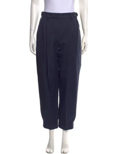 Pre-owned Brunello Cucinelli Straight Leg Pants W/ Tags In Blue