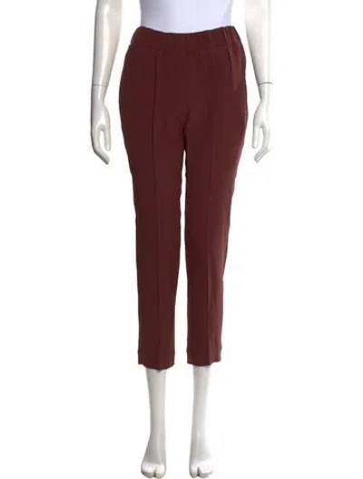 Pre-owned Brunello Cucinelli Straight Leg Pants W/ Tags In Burgundy
