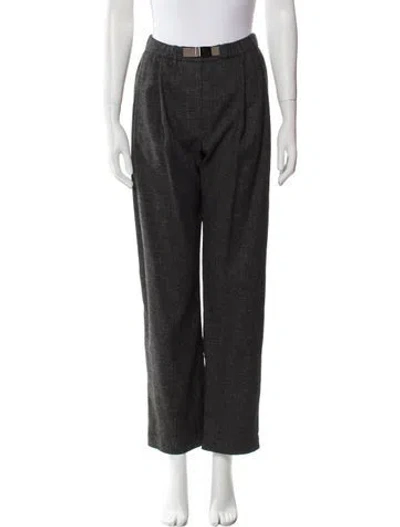 Pre-owned Brunello Cucinelli Straight Leg Pants W/ Tags In Gray