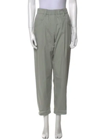 Pre-owned Brunello Cucinelli Straight Leg Pants W/ Tags In Green